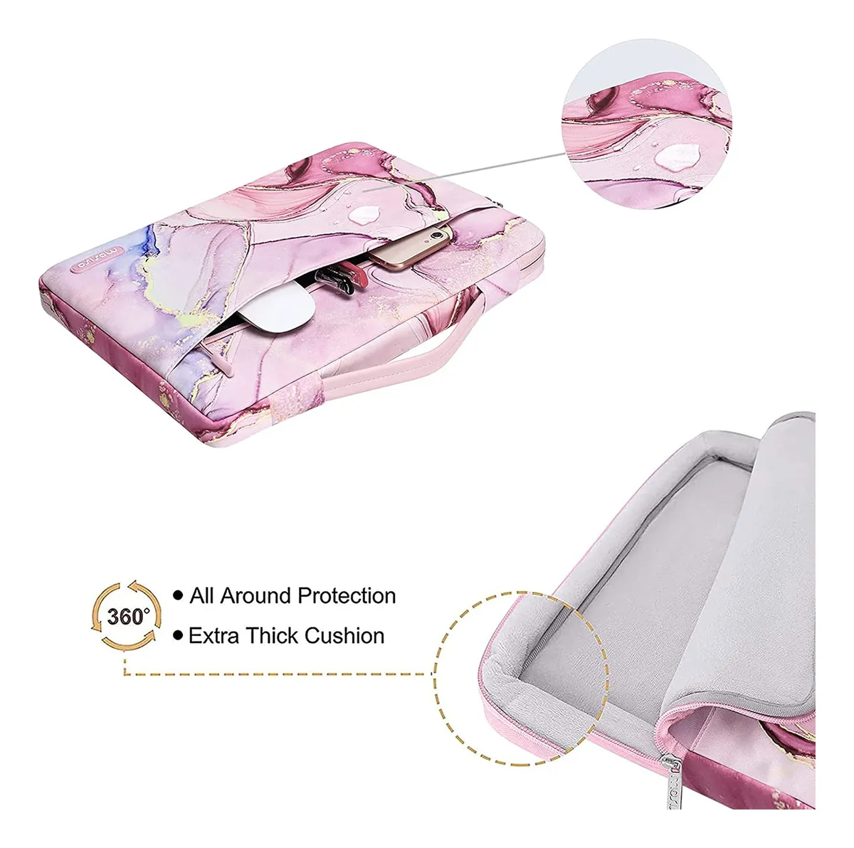 Funda para Pc Marmol 13"