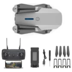 Drone Plegable E88 Pro Cámara Dual 4K - Captura paisajes aéreos nítidos en viajes y aventuras - Imagen 6
