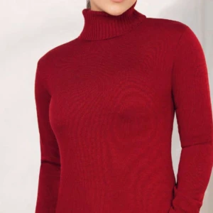 Suéter Tejido Femenino con Cuello de Tortuga - Brinda abrigo y estilo elegante
