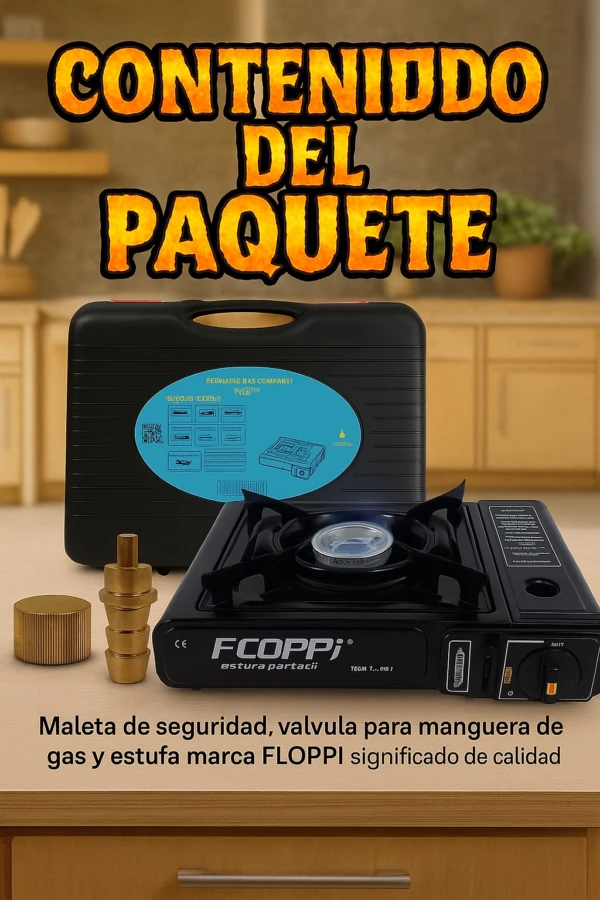 Estufa de Gas Butano Portátil Floppi