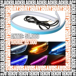 Tira LED Flexible Secuencial para Faros de Auto - Mejora la visibilidad vial