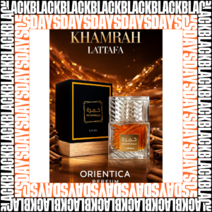 Khamrah Lattafa Caja Black Days