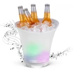 Hielera parlante 5 litros recargable con luces RGB - Mantiene bebidas frías y reproduce música sin cables - Imagen 2