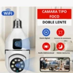 Cámara de Bombilla de Seguridad Doble Le - Imagen 2
