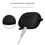 Set x2 Funda Silicon Redmi Buds 5 Pro Negra - Imagen 2