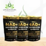 Suplemento NAD Resveratrol Quercetina en Bolsillo - Aumenta Energía y Protege Células