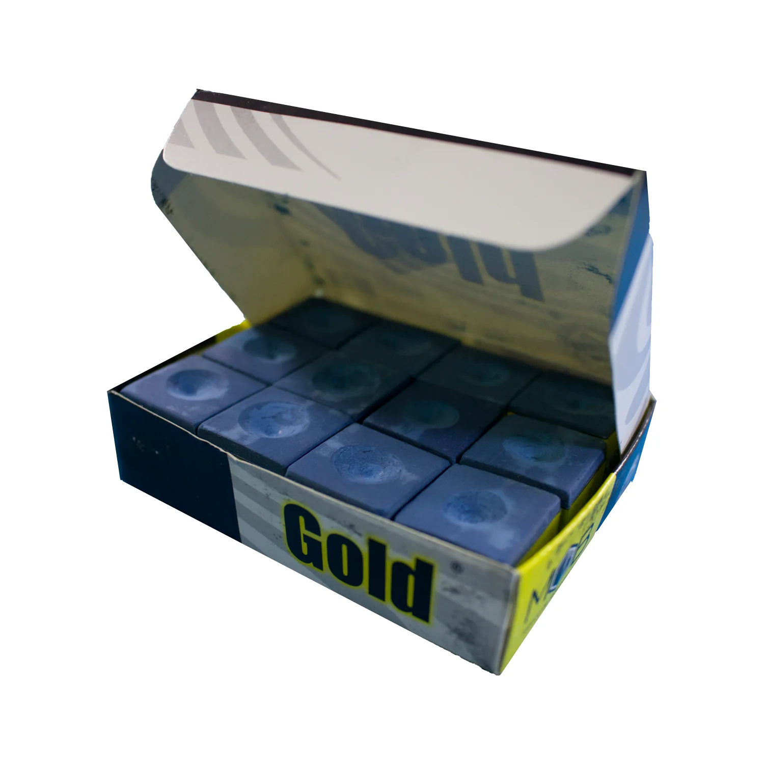 Tiza Azul para Tacos de Billar X 12 Und