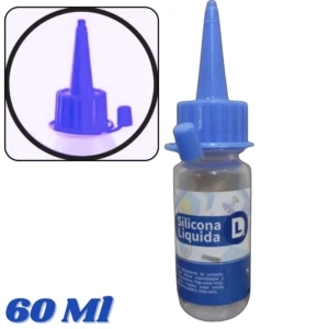 Set x3 Silicona Líquida Adhesiva 60 Ml - Pega papel foami y cartón con firmeza