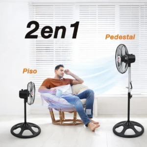 Ventilador Pedestal 3 Aspas 2En1 10"