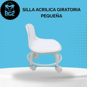 Silla Giratoria en Acrílico Transparente - Aporta diseño y confort a tu espacio
