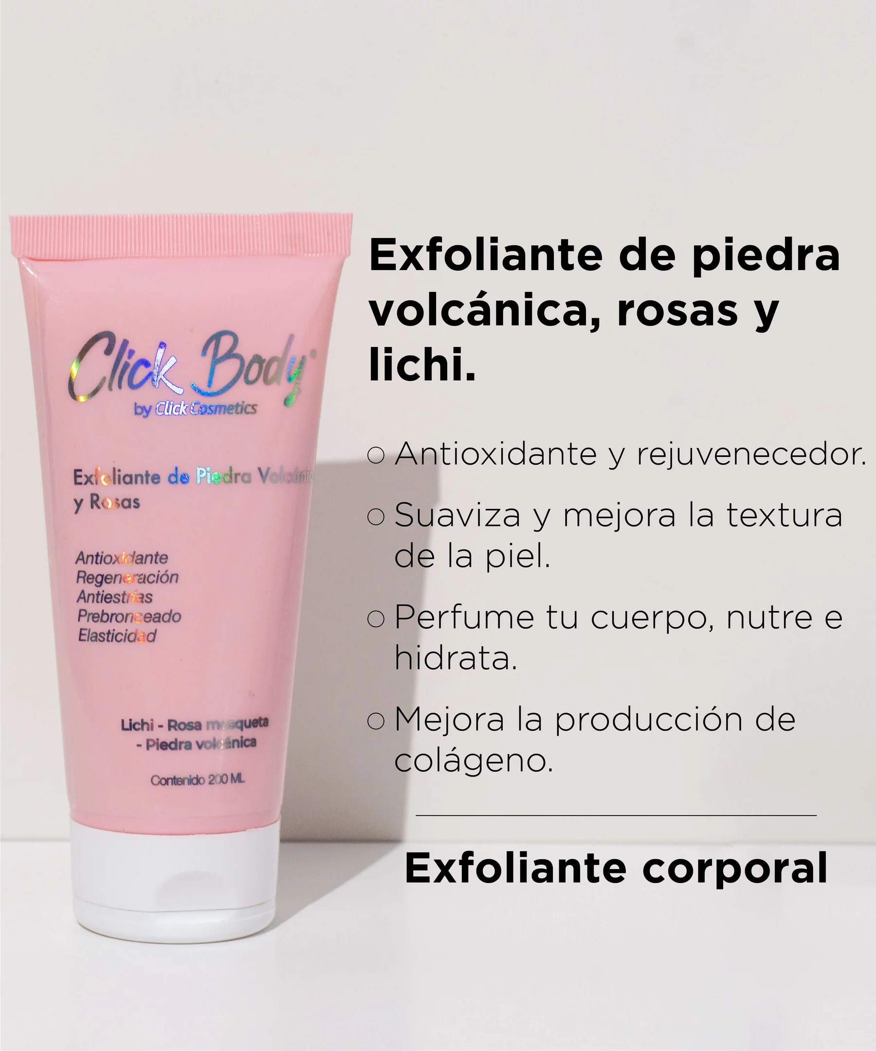 Exfoliante Piedra Volcánica 200Ml Click