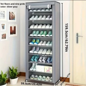 Zapatero con Forro Rack Organizador Meta
