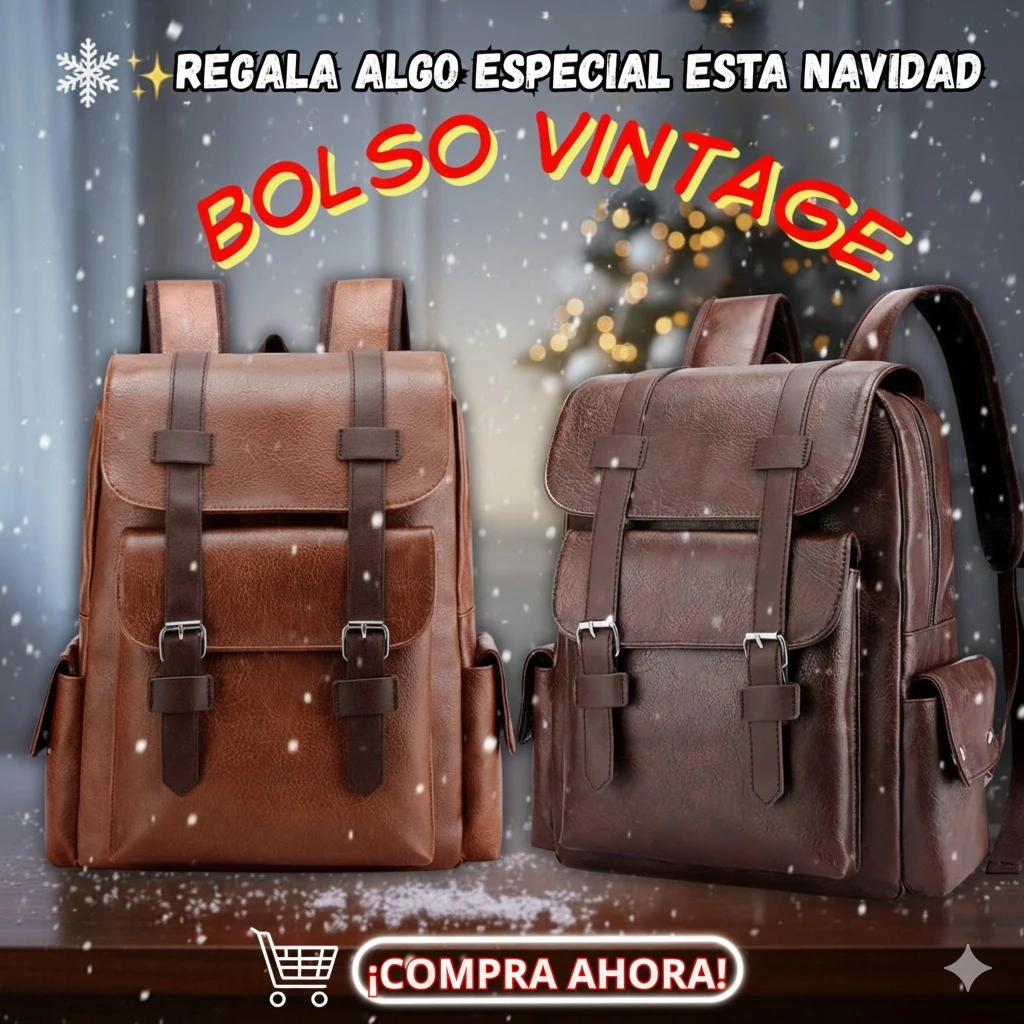 Bolso Femenino en Cuero Estilo Vintage - Aporta elegancia clásica y amplio espacio