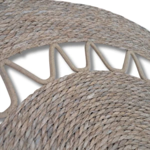 Tapete Redondo de Yute Artesanal 95 cm - Transforma tu espacio con textura orgánica natural