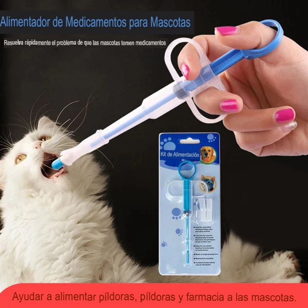 Dispensador Medicamentos Mascotas X2
