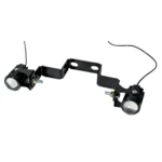 Soporte acero inoxidable horquilla Honda Mt 15 - Mejora visibilidad nocturna instalando luces auxiliares - Imagen 2