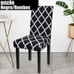 Protector individual elástico para sillas - protege y renueva muebles de comedor en segundos - Imagen 4