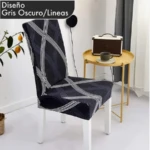 Protector individual elástico para sillas - protege y renueva muebles de comedor en segundos