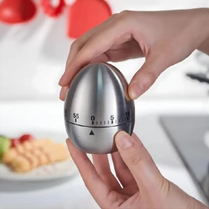 Temporizador de Cocina en Acero 60Min