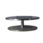 Soporte giratorio acero inoxidable para pasteles - Facilita decoración uniforme sin mover la torta