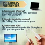 Adaptador Convertidor Mini Display 4K - Imagen 2