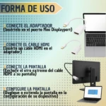 Adaptador Convertidor Mini Display 4K