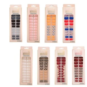 Set de Uñas Postizas X24 Pcs