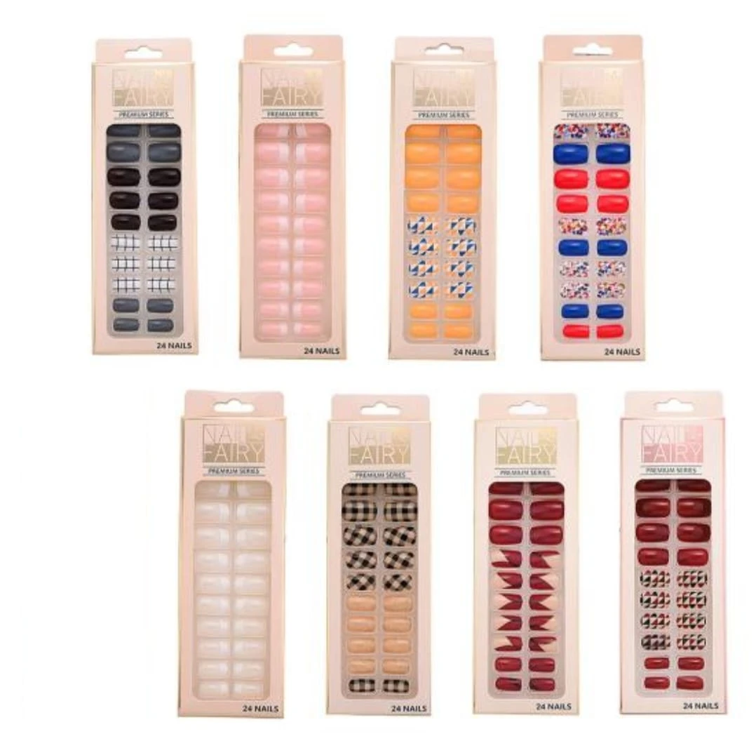 Set de Uñas Postizas X24 Pcs