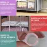 Armario de Tela 3 Puestos - Imagen 2