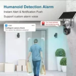 Camara de Exterior con Panel Solar Wifi