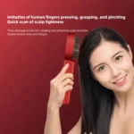 Peine de masaje capilar con luz roja y azul IPX7 - Estimula la circulación y fortalece el cabello desde la raíz