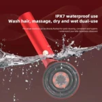 Peine de masaje capilar con luz roja y azul IPX7 - Estimula la circulación y fortalece el cabello desde la raíz - Imagen 2