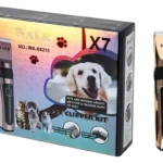 Máquina cortadora de pelo para mascotas WAER X7 con batería recargable - Realiza cortes rápidos y sin tirones en segundos