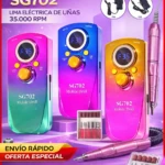 Lima eléctrica de uñas inalámbrica portátil SG702 - Prepara y pulido tus uñas con precisión y potencia en cualquier lugar - Imagen 2