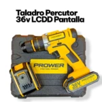 Taladro Percutor PROWER 36V con pantalla LCD - Ofrece autonomía prolongada y control visual de batería - Imagen 5