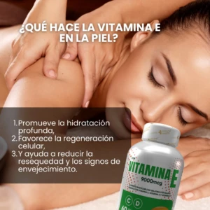 Set x2 Vitamina E Natural 60 Cápsulas - Nutre la piel y combate radicales libres