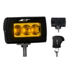 Exploradora Cuadrada Mini 3 Led Act Par de 15W con carcasa de aluminio - Ilumina tu camino con potencia y seguridad en condiciones extremas - Imagen 3
