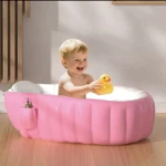Bañera Infable Plegable Bebe con Bomba - Imagen 6