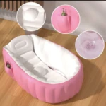 Bañera Infable Plegable Bebe con Bomba - Imagen 3