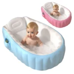 Bañera Infable Plegable Bebe con Bomba - Imagen 5