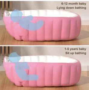 Bañera Infable Plegable Bebe con Bomba
