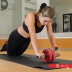 Rueda Abdominal Rodillo Tipo Barril con Mangos Antideslizantes y Estabilidad Doble - Fortalece tu Core y Tonifica tus Abdominales en Casa - Imagen 4