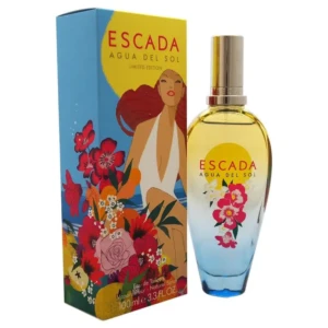 Perfume Escada Agua de Sol con notas cítricas y frutales - Proporciona frescura inmediata para días soleados y calurosos