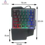 Teclado Gamer Una Mano K7 - Imagen 3