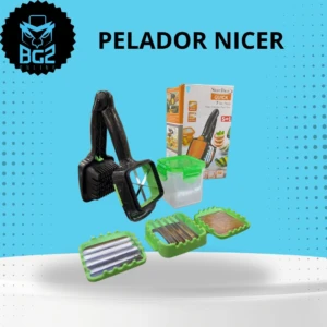 Set x2 Cortador Manual de Vegetales Nicer Dicer - Pica y rebana verduras en segundos