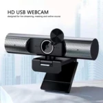 Cámara Web 4K con IA y Audio Dual - Mejora tu videollamada con imagen nítida y sonido claro