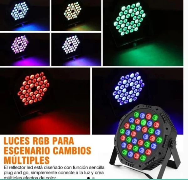 Lampara Luces Escenario de Colores