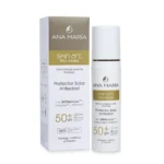 Protector Solar Antiedad SPF 50 Ana María sin sensación grasa - previene líneas de expresión y restaura luminosidad natural