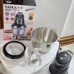 Picatodo eléctrico Sokany de 400W - Ahorra tiempo picando carnes y verduras en segundos