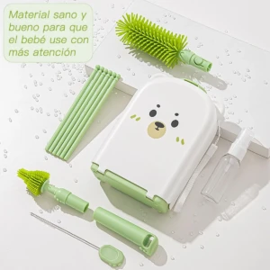 Kit de limpieza portátil para biberones en tonos verde menta y blanco, con cepillos de silicona, estuche plegable con diseño de animalito, cepillo de cuello, cepillo de chupete, cepillo de cerdas largas, cepillo de cerdas cortas, cepillo de cerdas medias, cepillo de cerdas largas, cepillo de cerdas cortas, cepillo de cerdas medias, cepillo de cerdas largas, cepillo de cerdas cortas, cepillo de cerdas medias, cepillo de cerdas largas, cepillo de cerdas cortas, cepillo de cerdas medias, cepillo de cerdas largas, cepillo de cerdas cortas, cepillo de cerdas medias, cepillo de cerdas largas, cepillo de cerdas cortas, cepillo de cerdas medias, cepillo de cerdas largas, cepillo de cerdas cortas, cepillo de cerdas medias, cepillo de cerdas largas, cepillo de cerdas cortas, cepillo de cerdas medias, cepillo de cerdas largas, cepillo de cerdas cortas, cepillo de cerdas medias, cepillo de cerdas largas, cepillo de cerdas cortas, cepillo de cerdas medias, cepillo de cerdas largas, cepillo de cerdas cortas, cepillo de cerdas medias, cepillo de cerdas largas, cepillo de cerdas cortas, cepillo de cerdas medias, cepillo de cerdas largas, cepillo de cerdas cortas, cepillo de cerdas medias, cepillo de cerdas largas, cepillo de cerdas cortas, cepillo de cerdas medias, cepillo de cerdas largas, cepillo de cerdas cortas, cepillo de cerdas medias, cepillo de cerdas largas, cepillo de cerdas cortas, cepillo de cerdas medias, cepillo de cerdas largas, cepillo de cerdas cortas, cepillo de cerdas medias, cepillo de cerdas largas, cepillo de cerdas cortas, cepillo de cerdas medias, cepillo de cerdas largas, cepillo de cerdas cortas, cepillo de cerdas medias, cepillo de cerdas largas, cepillo de cerdas cortas, cepillo de cerdas medias, cepillo de cerdas largas, cepillo de cerdas cortas, cepillo de cerdas medias, cepillo de cerdas largas, cepillo de cerdas cortas, cepillo de cerdas medias, cepillo de cerdas largas, cepillo de cerdas cortas, cepillo de cerdas medias, cepillo de cerdas largas, cepillo de cerdas cortas, cepillo de cerdas medias, cepillo de cerdas largas, cepillo de cerdas cortas, cepillo de cerdas medias, cepillo de cerdas largas, cepillo de cerdas cortas, cepillo de cerdas medias, cepillo de cerdas largas, cepillo de cerdas cortas, cepillo de cerdas medias, cepillo de cerdas largas, cepillo de cerdas cortas, cepillo de cerdas medias, cepillo de cerdas largas, cepillo de cerdas cortas, cepillo de cerdas medias, cepillo de cerdas largas, cepillo de cerdas cortas, cepillo de cerdas medias, cepillo de cerdas largas, cepillo de cerdas cortas, cepillo de cerdas medias, cepillo de cerdas largas, cepillo de cerdas cortas, cepillo de cerdas medias, cepillo de cerdas largas, cepillo de cerdas cortas, cepillo de cerdas medias, cepillo de cerdas largas, cepillo de cerdas cortas, cepillo de cerdas medias, cepillo de cerdas largas, cepillo de cerdas cortas, cepillo de cerdas medias, cepillo de cerdas largas, cepillo de cerdas cortas, cepillo de cerdas medias, cepillo de cerdas largas, cepillo de cerdas cortas, cepillo de cerdas medias, cepillo de cerdas largas, cepillo de cerdas cortas, cepillo de cerdas medias, cepillo de cerdas largas, cepillo de cerdas cortas, cepillo de cerdas medias, cepillo de cerdas largas, cepillo de cerdas cortas, cepillo de cerdas medias, cepillo de cerdas largas, cepillo de cerdas cortas, cepillo de cerdas medias, cepillo de cerdas largas, cepillo de cerdas cortas, cepillo de cerdas medias, cepillo de cerdas largas, cepillo de cerdas cortas, cepillo de cerdas medias, cepillo de cerdas largas, cepillo de cerdas cortas, cepillo de cerdas medias, cepillo de cerdas largas, cepillo de cerdas cortas, cepillo de cerdas medias, cepillo de cerdas largas, cepillo de cerdas cortas, cepillo de cerdas medias, cepillo de cerdas largas, cepillo de cerdas cortas, cepillo de cerdas medias, cepillo de cerdas largas, cepillo de cerdas cortas, cepillo de cerdas medias, cepillo de cerdas largas, cepillo de cerdas cortas, cepillo de cerdas medias, cepillo de cerdas largas, cepillo de cerdas cortas, cepillo de cerdas medias, cepillo de cerdas largas, cepillo de cerdas cortas, cepillo de cerdas medias, cepillo de cerdas largas, cepillo